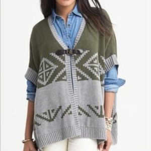 🎁SALE🎁 Banana Republic Heritage Poncho Sweater